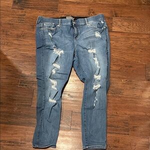 Torrid Blue Bombshell Skinny Jeans